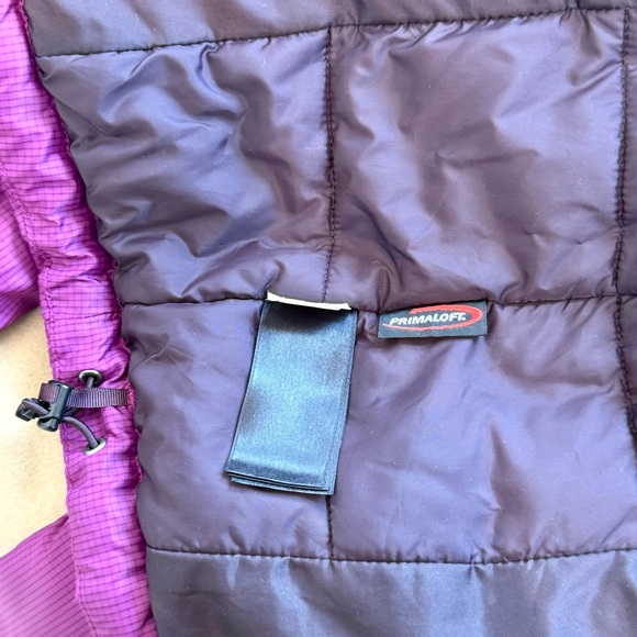 The North Face Redpoint Primaloft Zip Stowable Quilted Puffer Jacket Purple XS - Picture 9 of 11